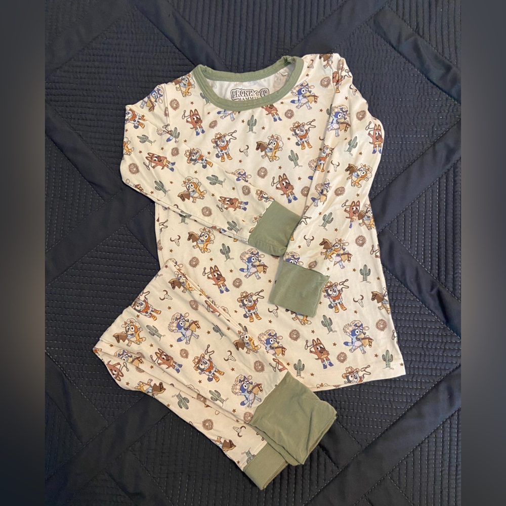 Bronx and Co Jammies ‘Howdy Partner’ Bamboo Pajama Set